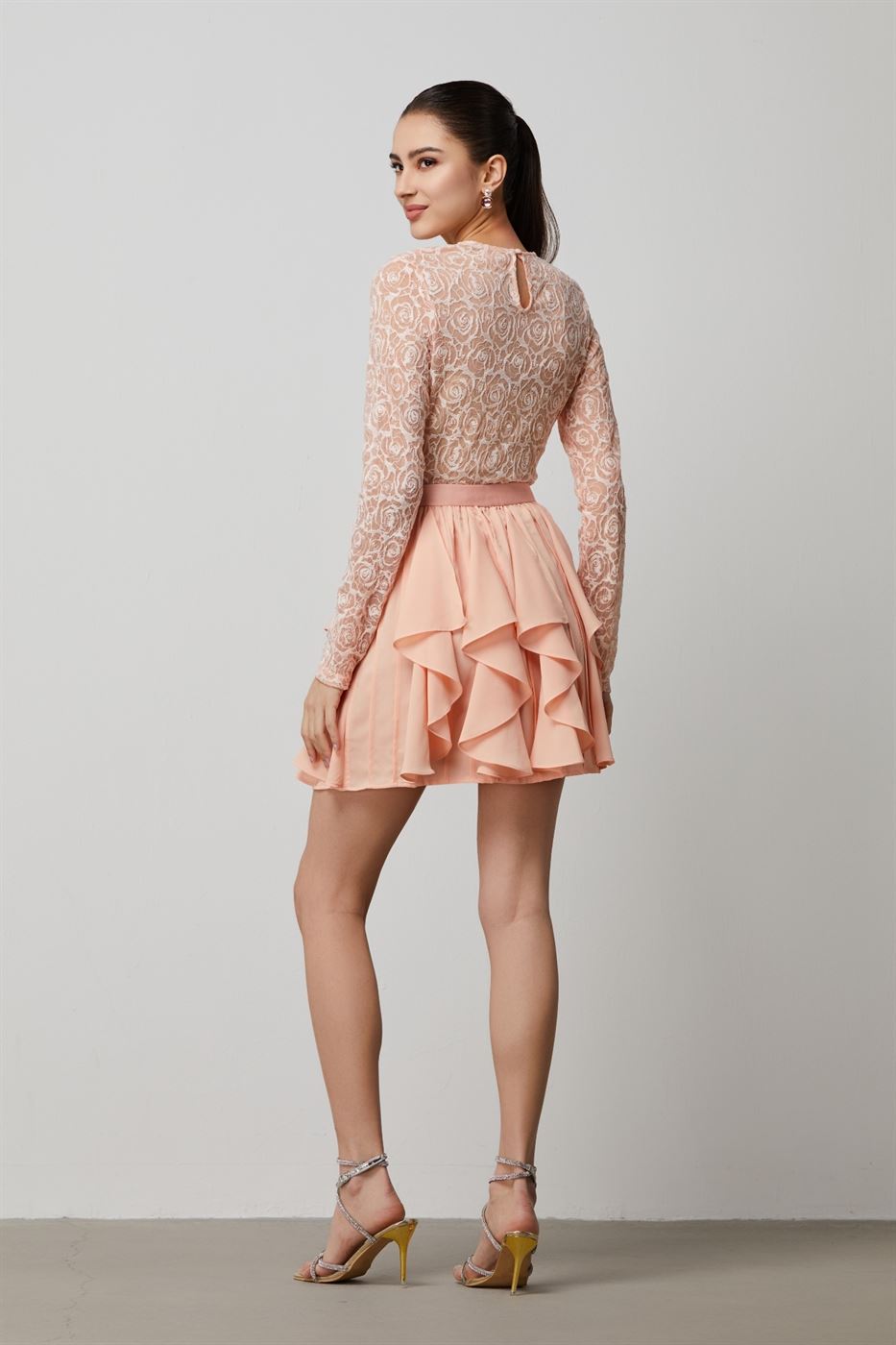 Layered Ruffles Mini Skirt - Femi9 EG