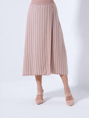 Stripe Knitted Skirt - Femi9 EG