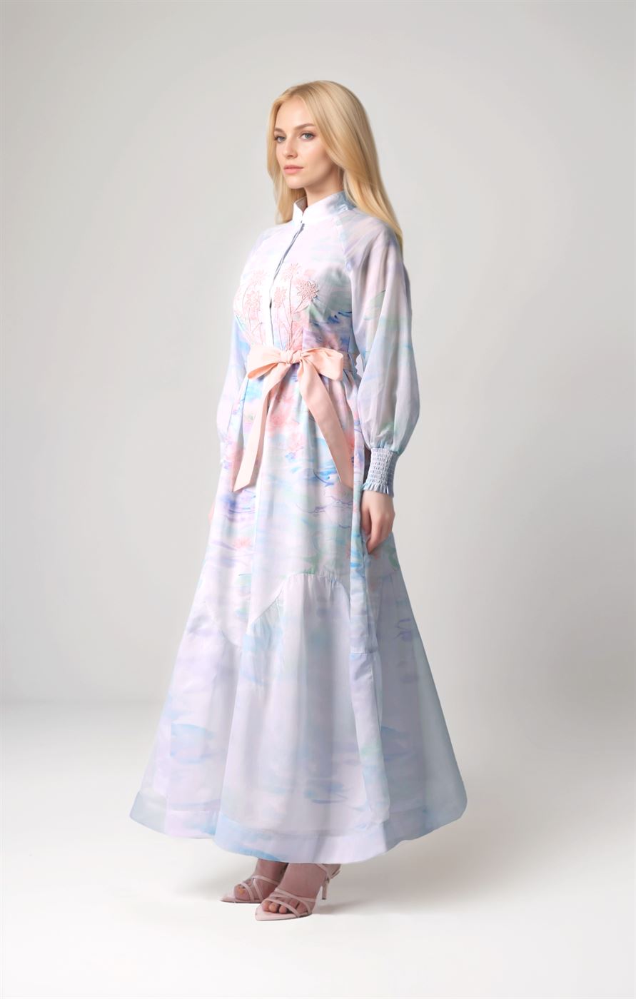 Pink Belted Dress - Femi9 EG