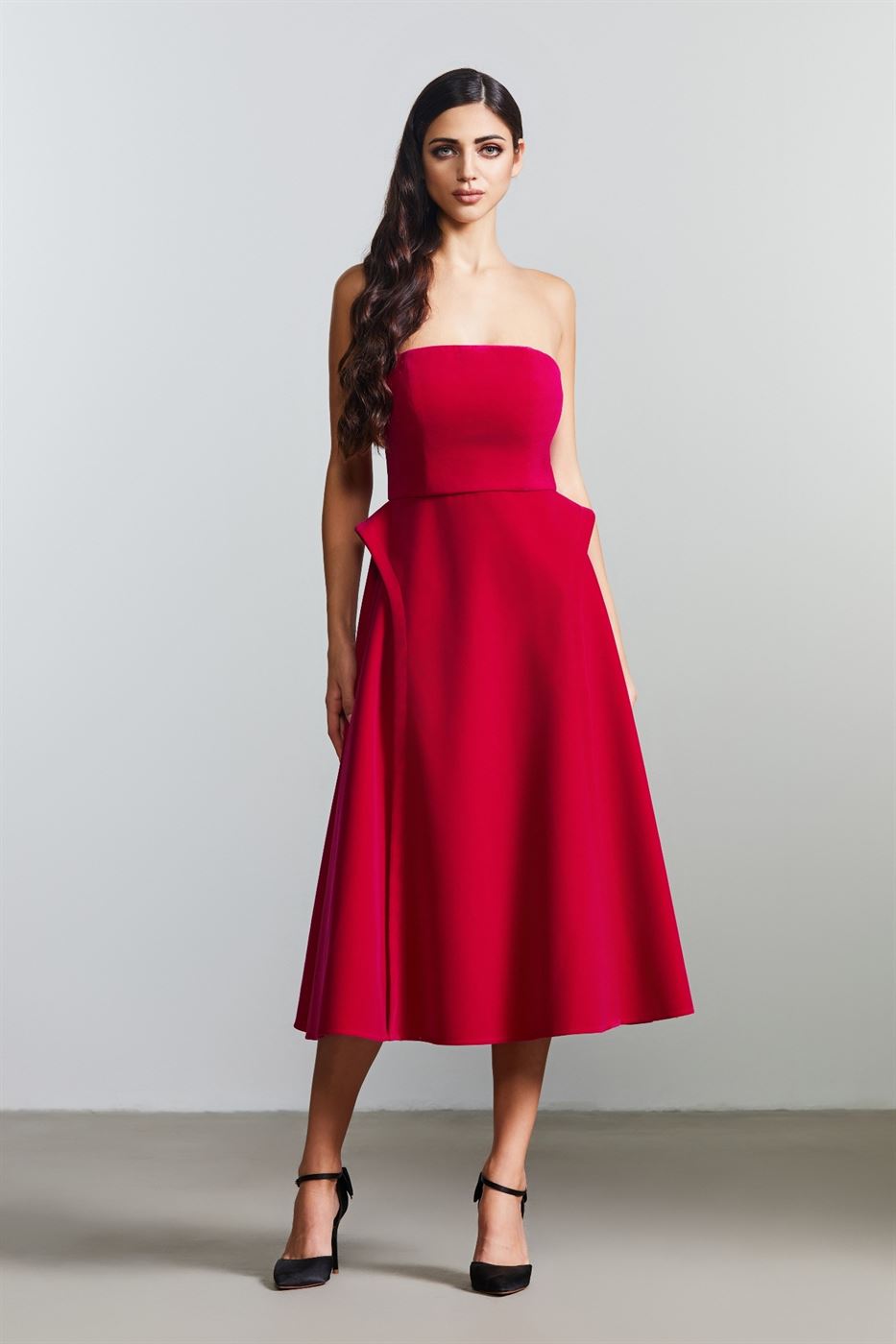 Sleeveless Drop Waist Dress - Femi9 EG