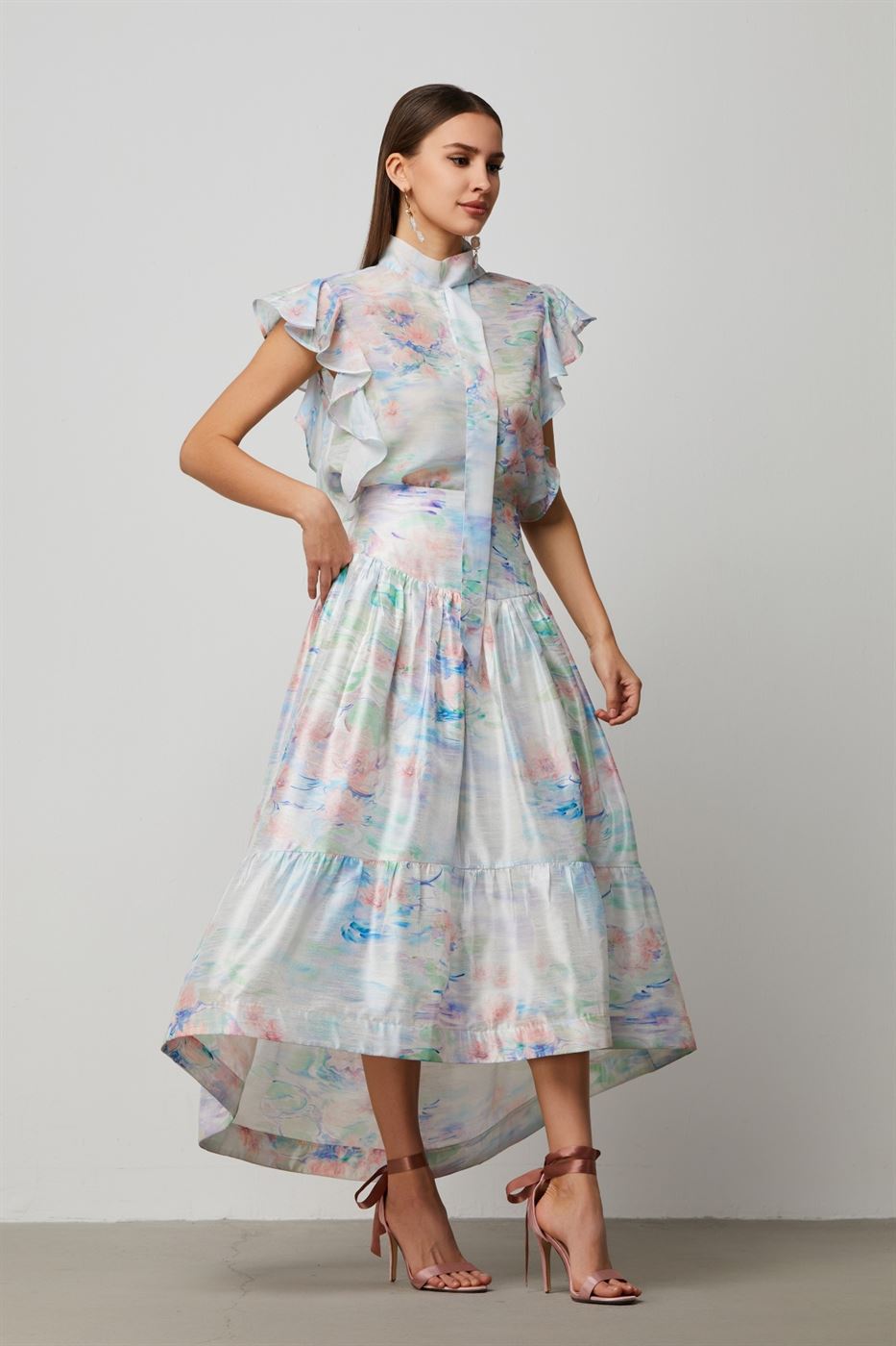 Allover Printed Skirt - Femi9 EG