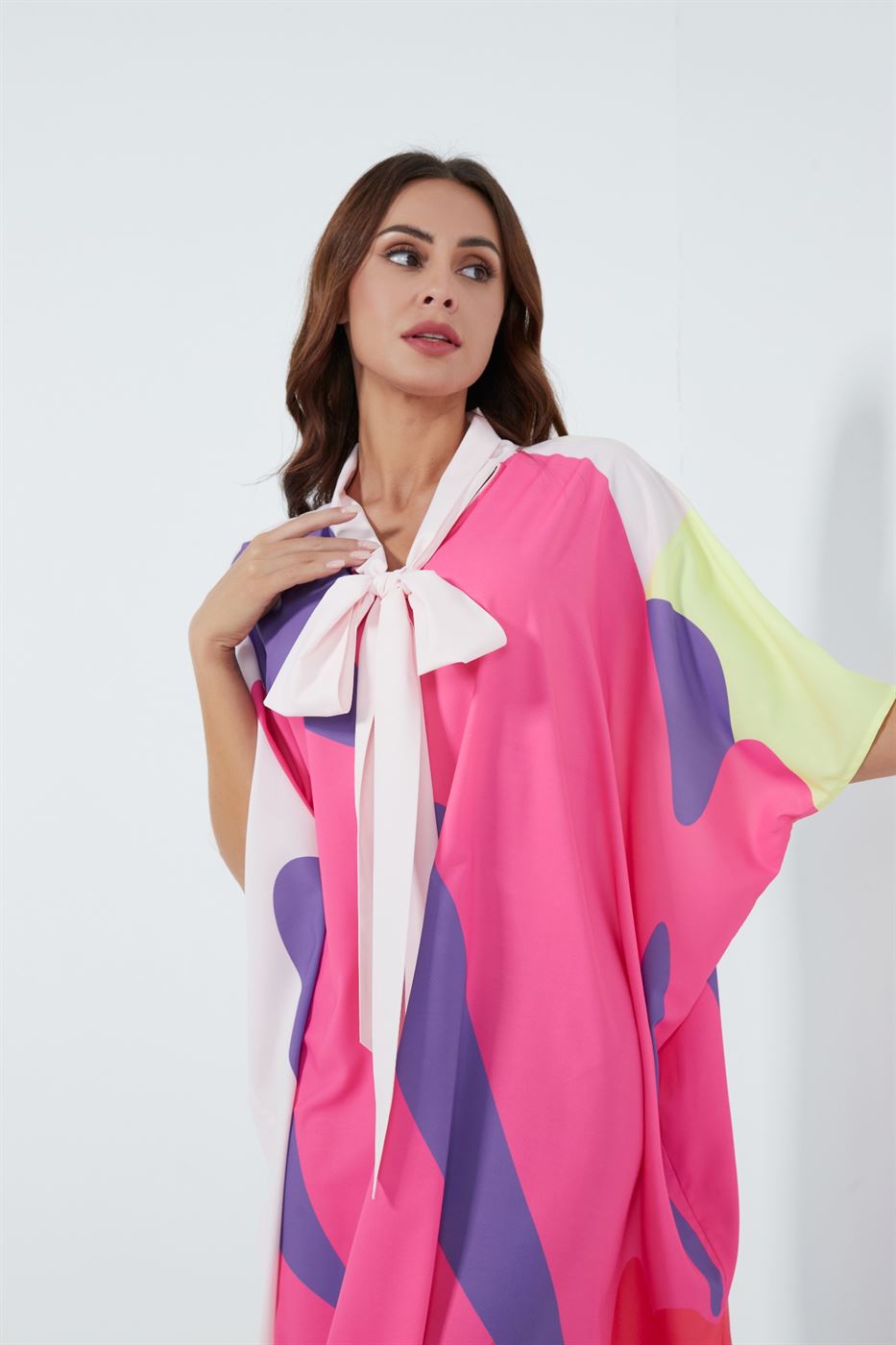 Printed Scarf Kaftan - Femi9 EG