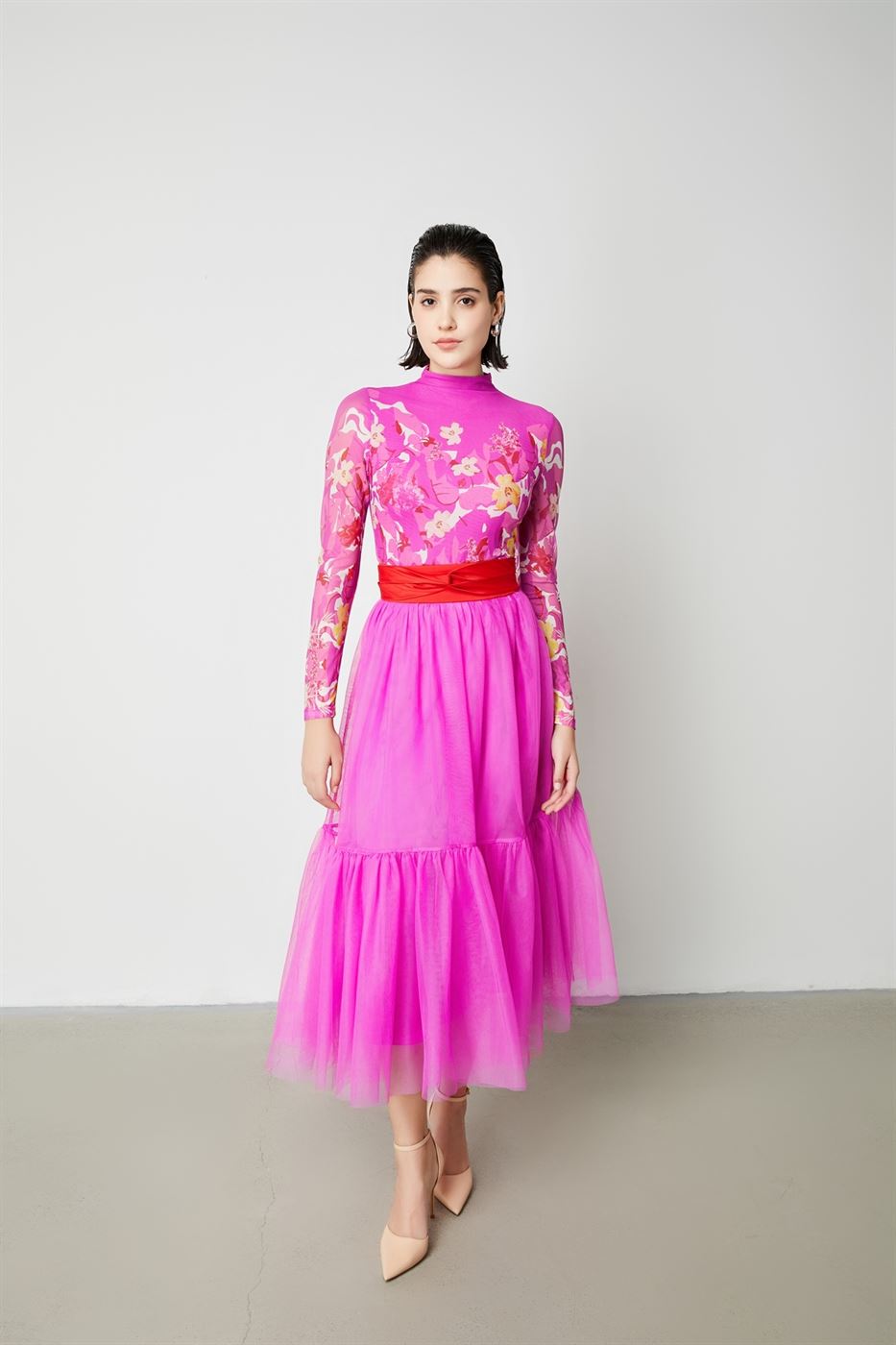 High Wasit Mesh Skirt - Femi9 EG