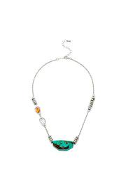 Multi Color Stones Necklace - Femi9 EG