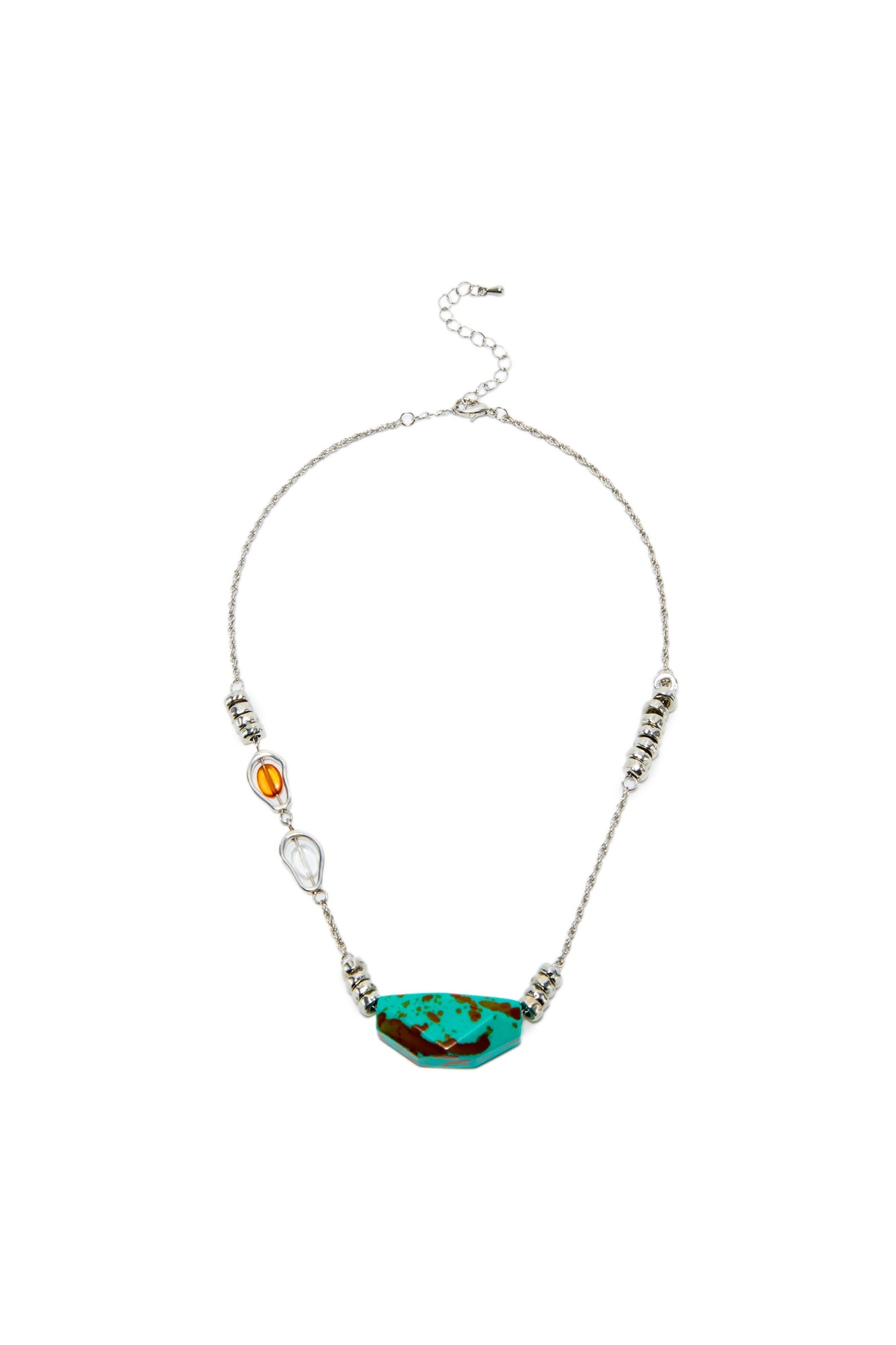 Multi Color Stones Necklace - Femi9 EG