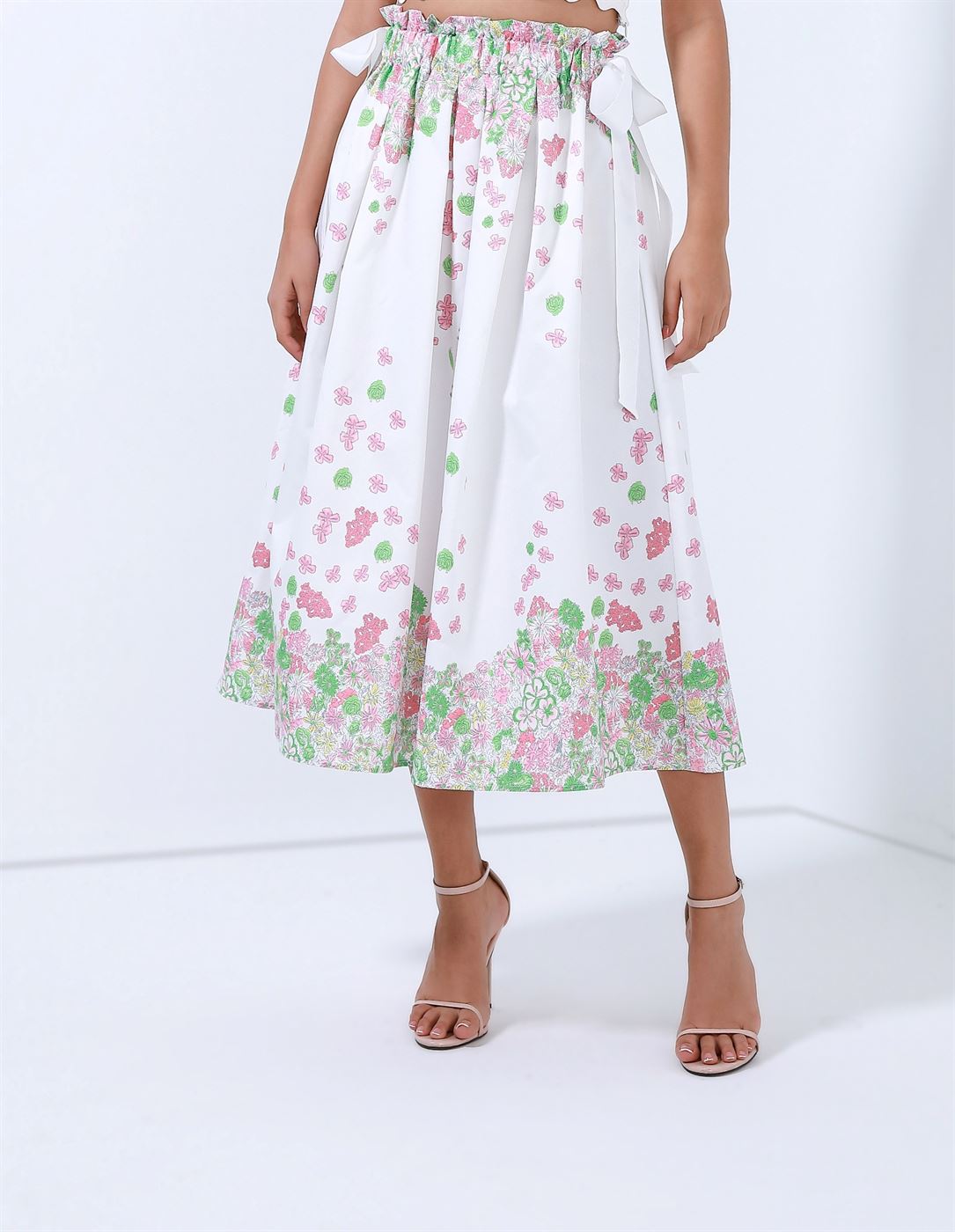 Placement Printed Skirt - Femi9 EG