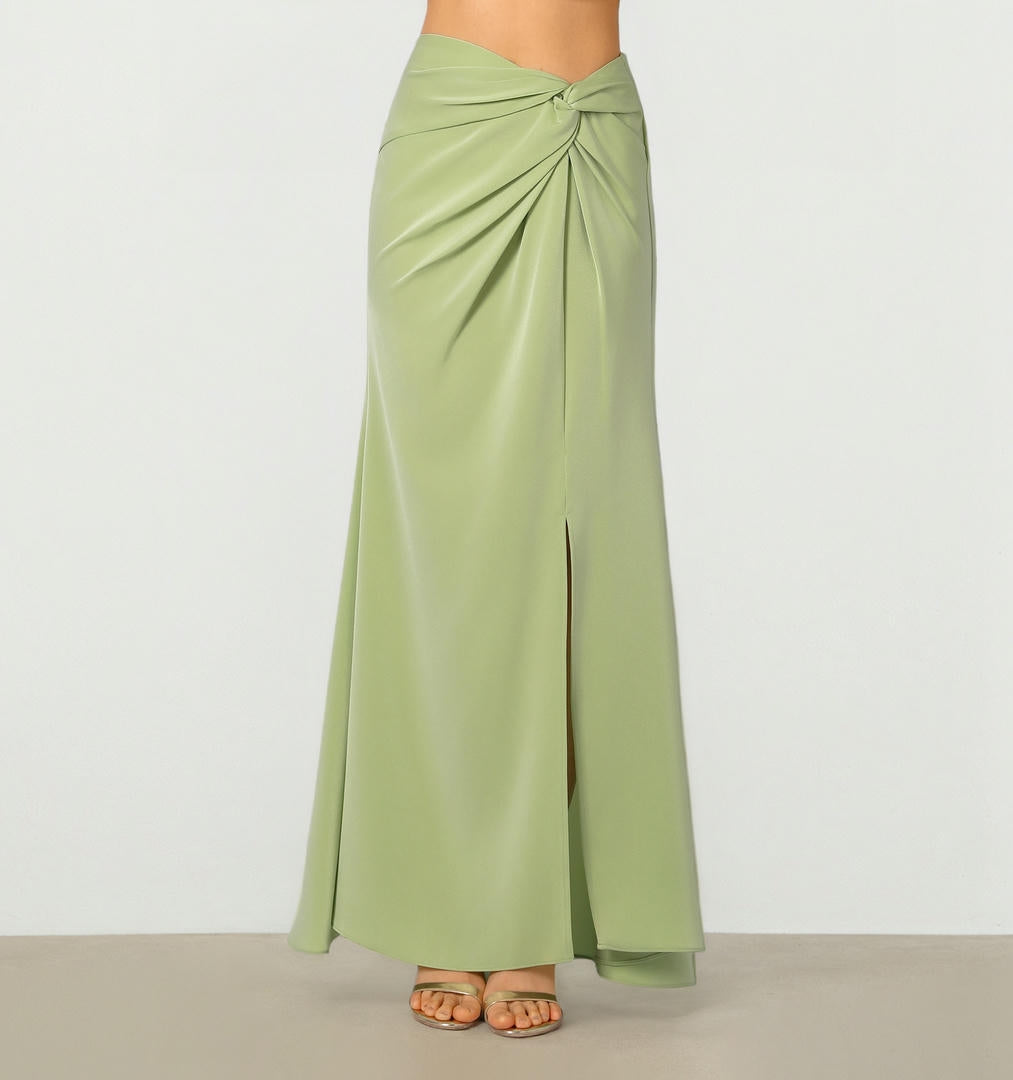 Twist Waist Maxi Skirt