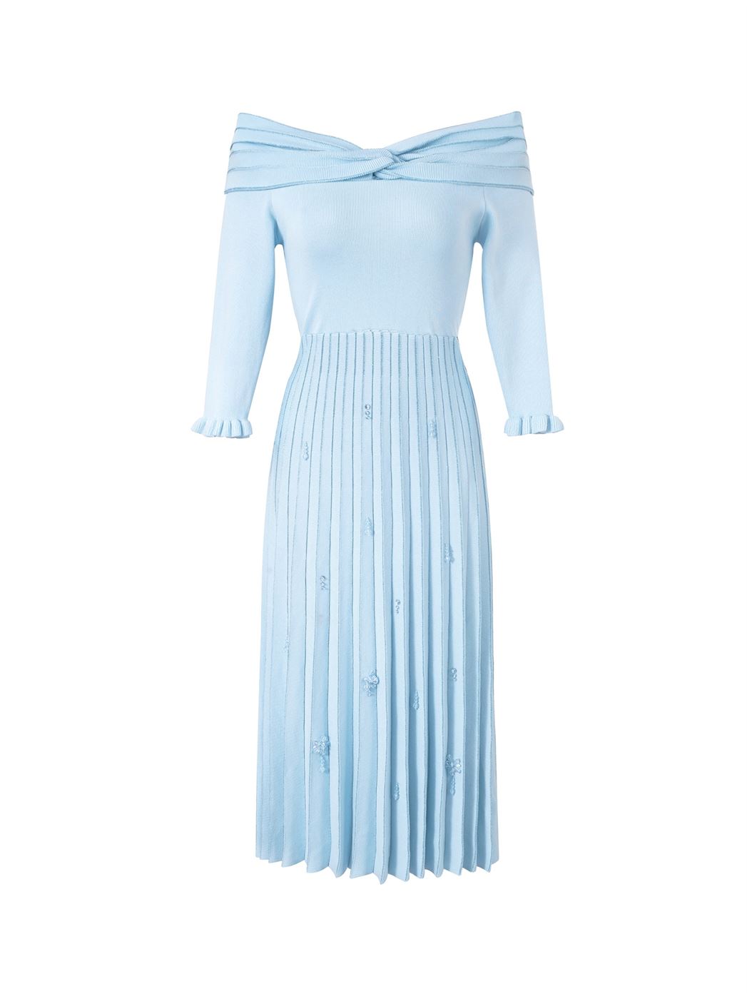 Pleats Knit Dress - Femi9 EG