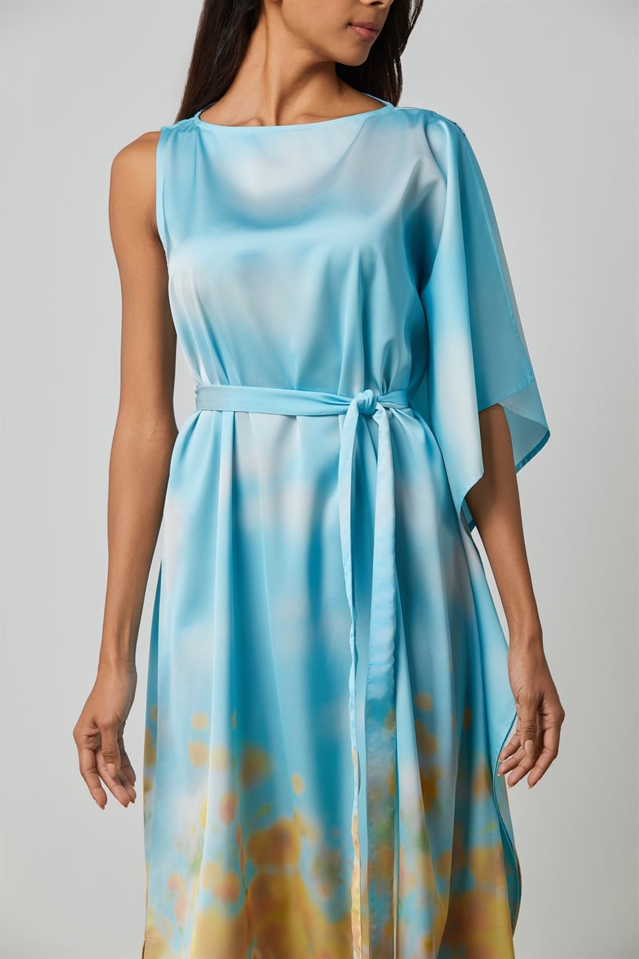 Asymmetrical Printed Dress - Femi9 EG