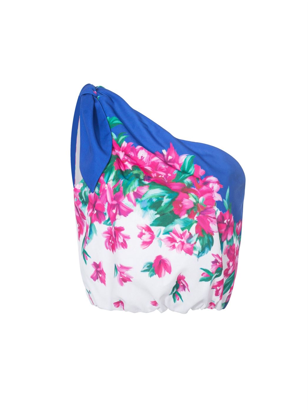 Asymmetric Floral Top - Femi9 EG