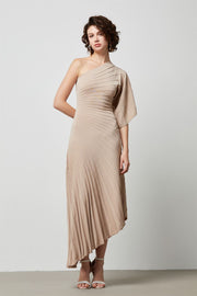 Pleat Detail Knitted Dress - Femi9 EG