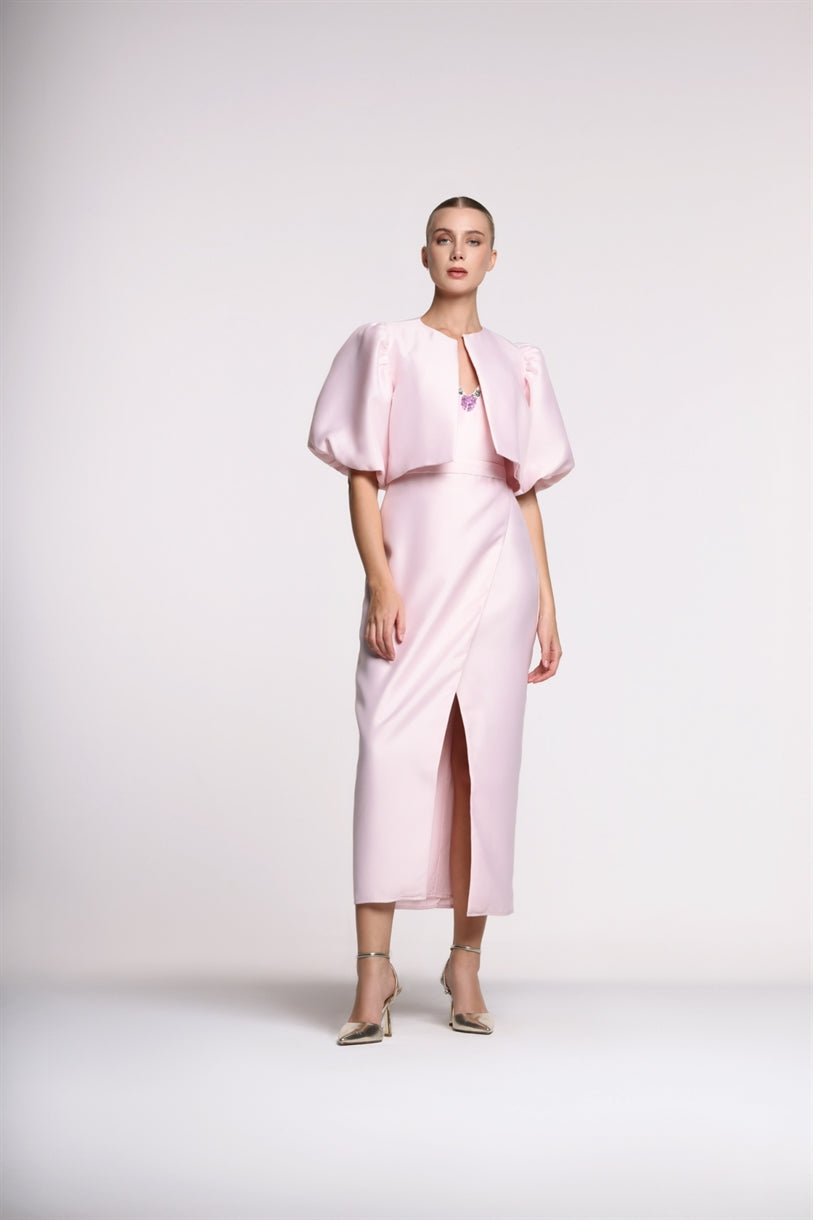 Cropped Satin Bolero - Femi9 EG