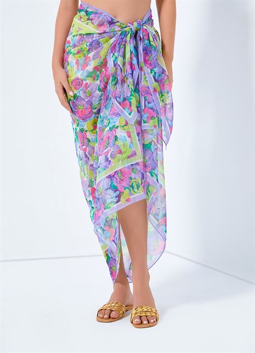 Floral Print Cover Up - Femi9 EG