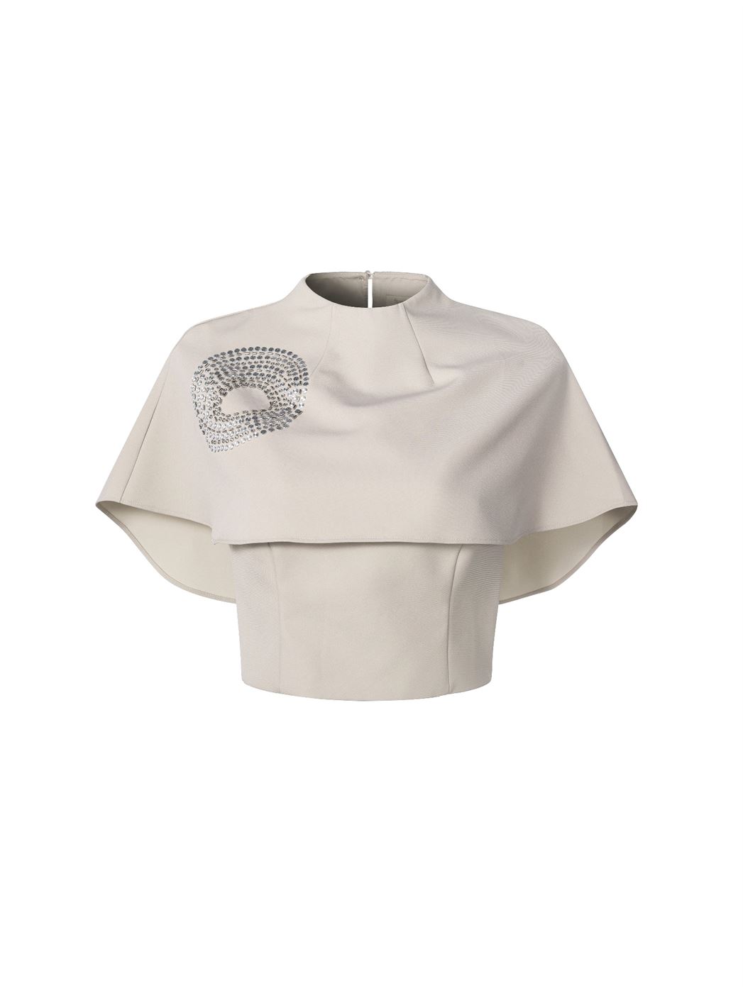 Fitted Top With Cape Detail - Femi9 EG