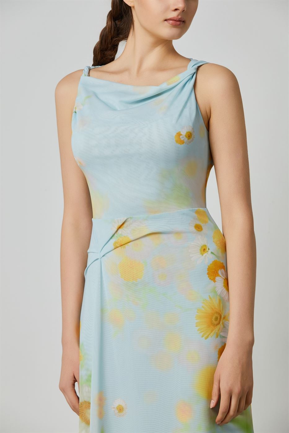 Printed Mesh Dress - Femi9 EG