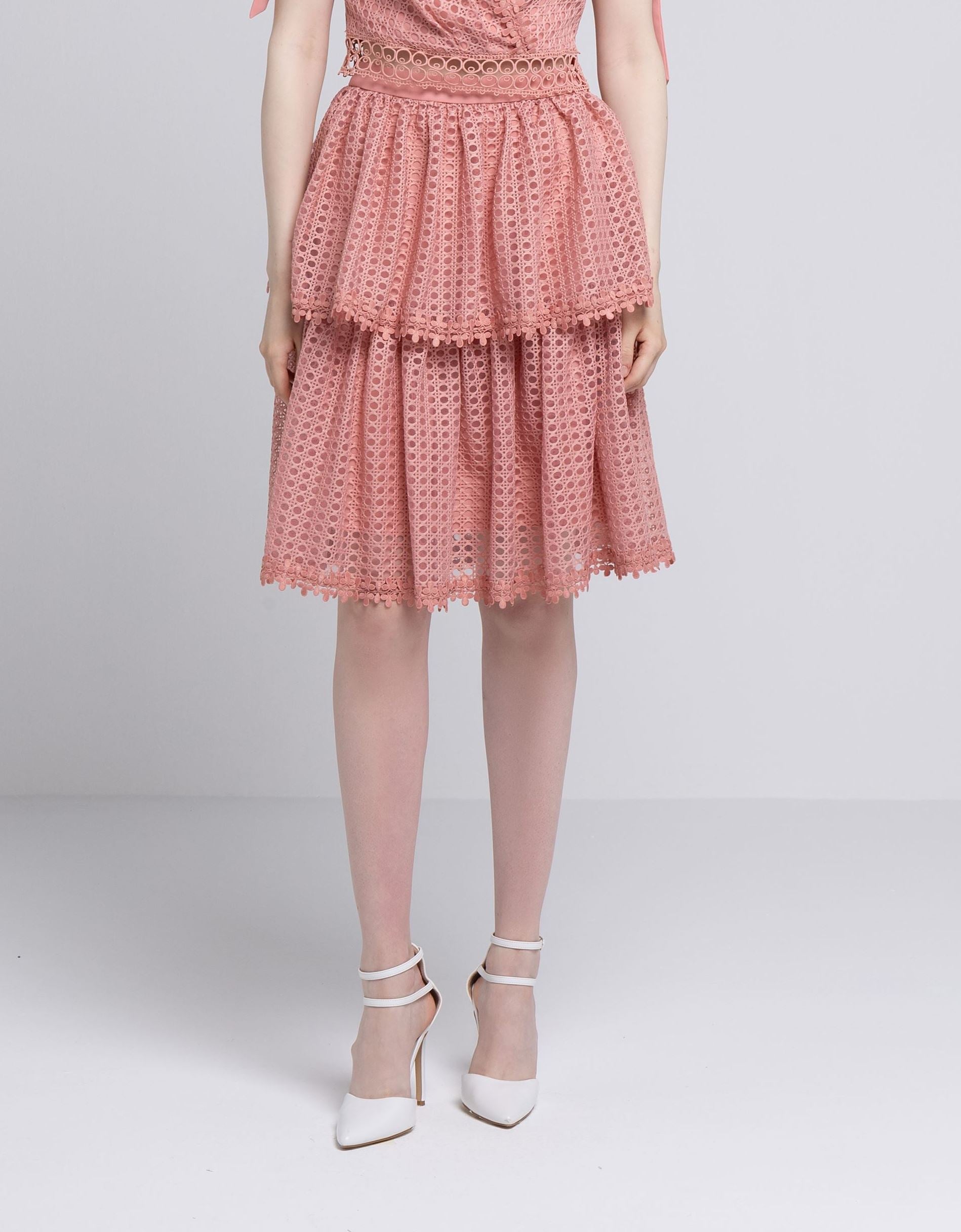 Tiered Lace Skirt - Femi9 EG