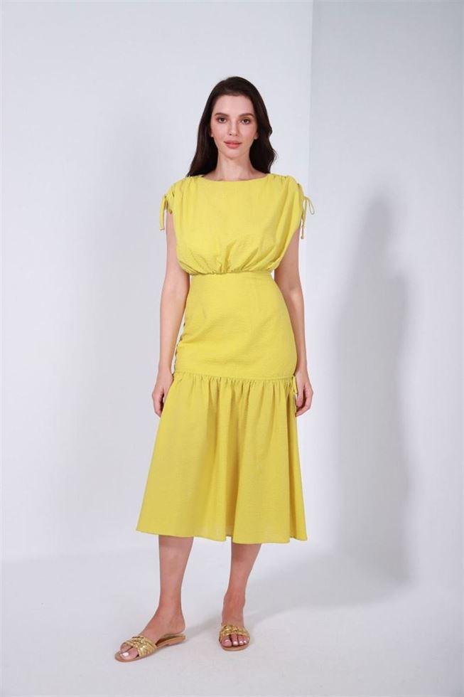 Ruffled Midi Skirt - Femi9 EG