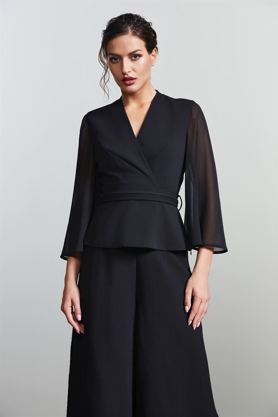 Wrap Effect Blouse - Femi9 EG