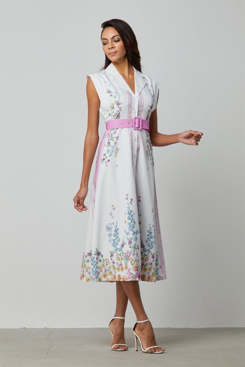 Classic A-Line Midi Dress - Femi9 EG