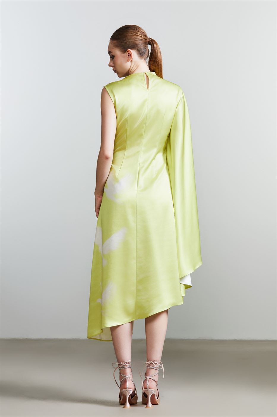 Asymmetrical Print Dress - Femi9 EG