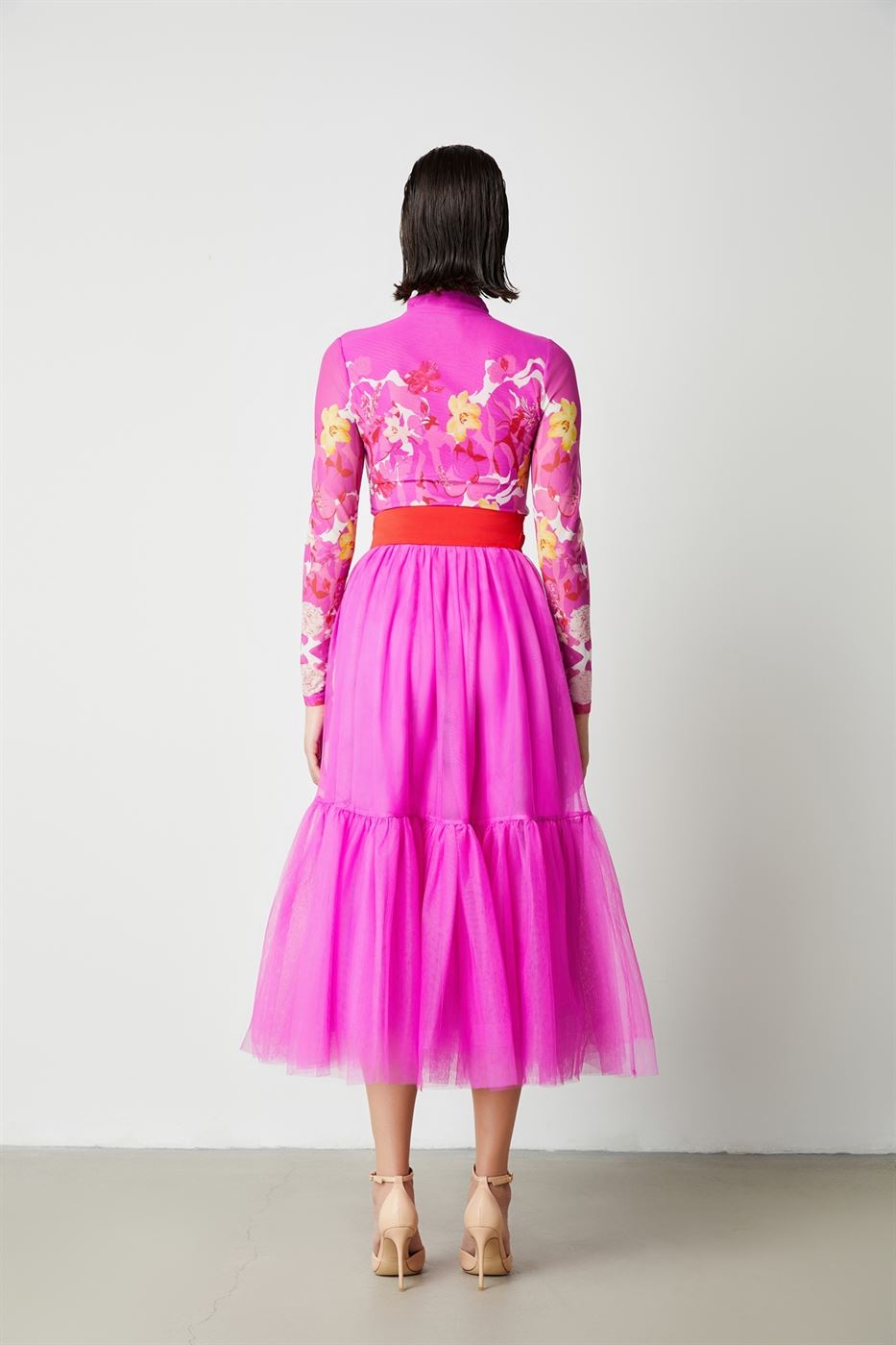 High Wasit Mesh Skirt - Femi9 EG