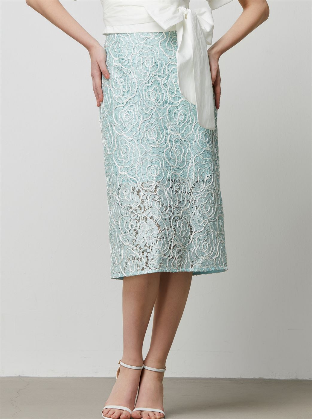 Pencil Lace Skirt - Femi9 EG