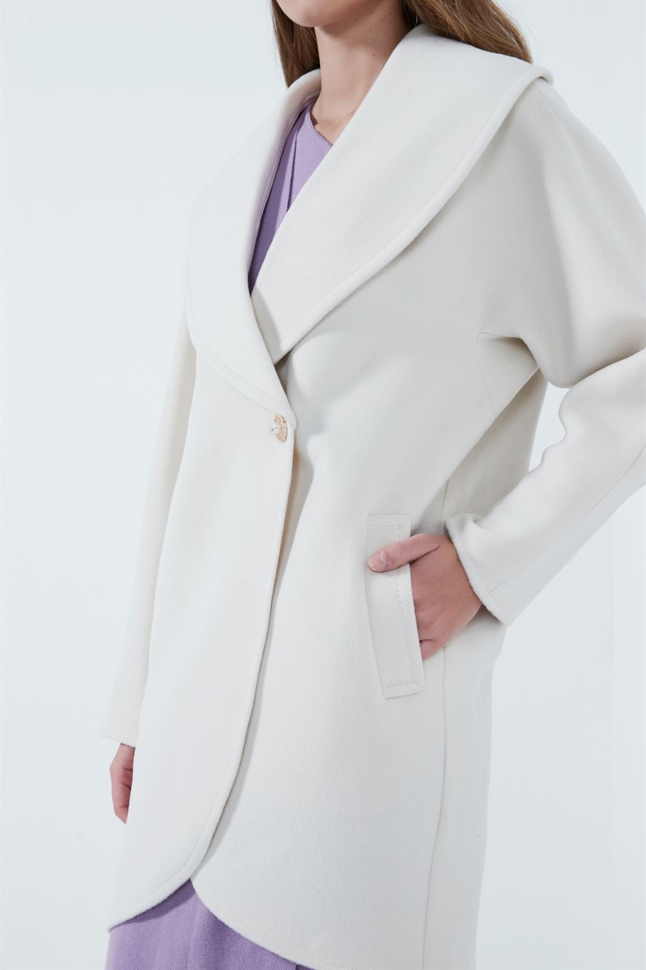 Big Lapel Loose Coat - Femi9 EG