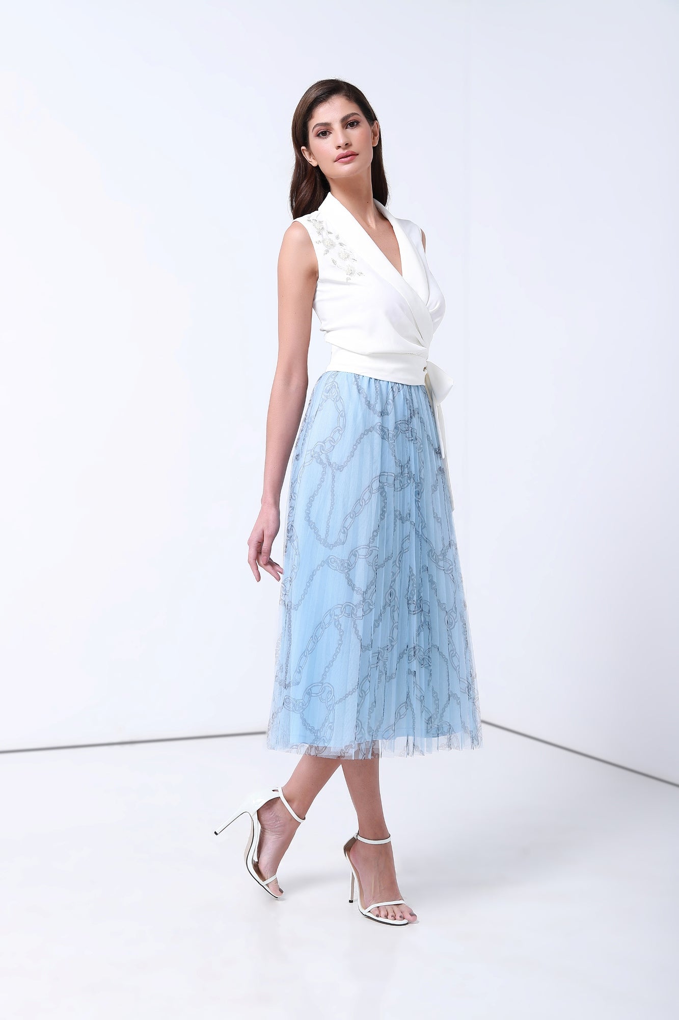 Printed Mesh Skirt - Femi9 EG