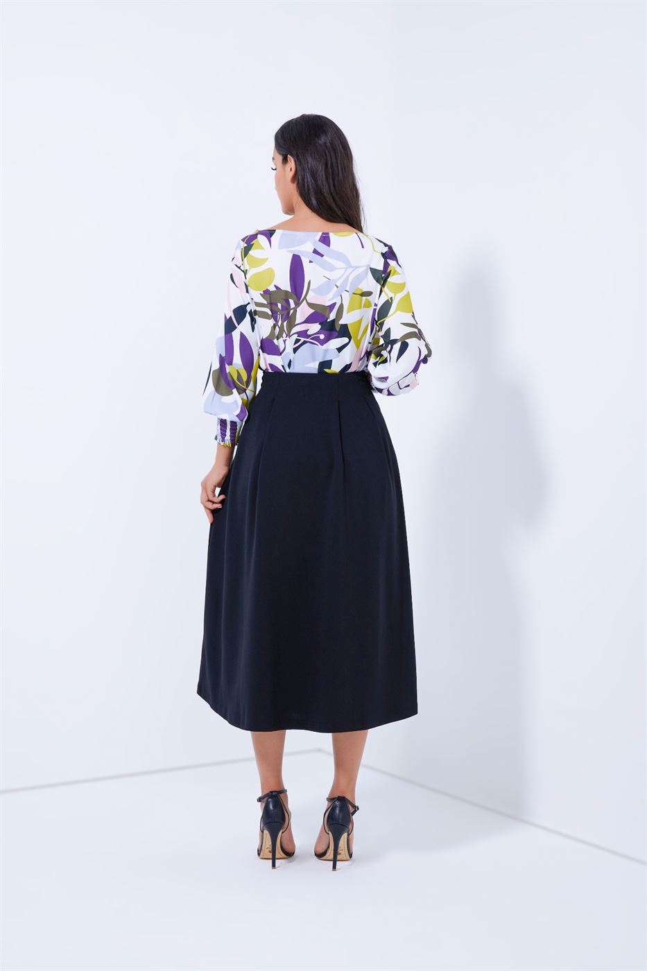 Allover Printed Blouse - Femi9 EG