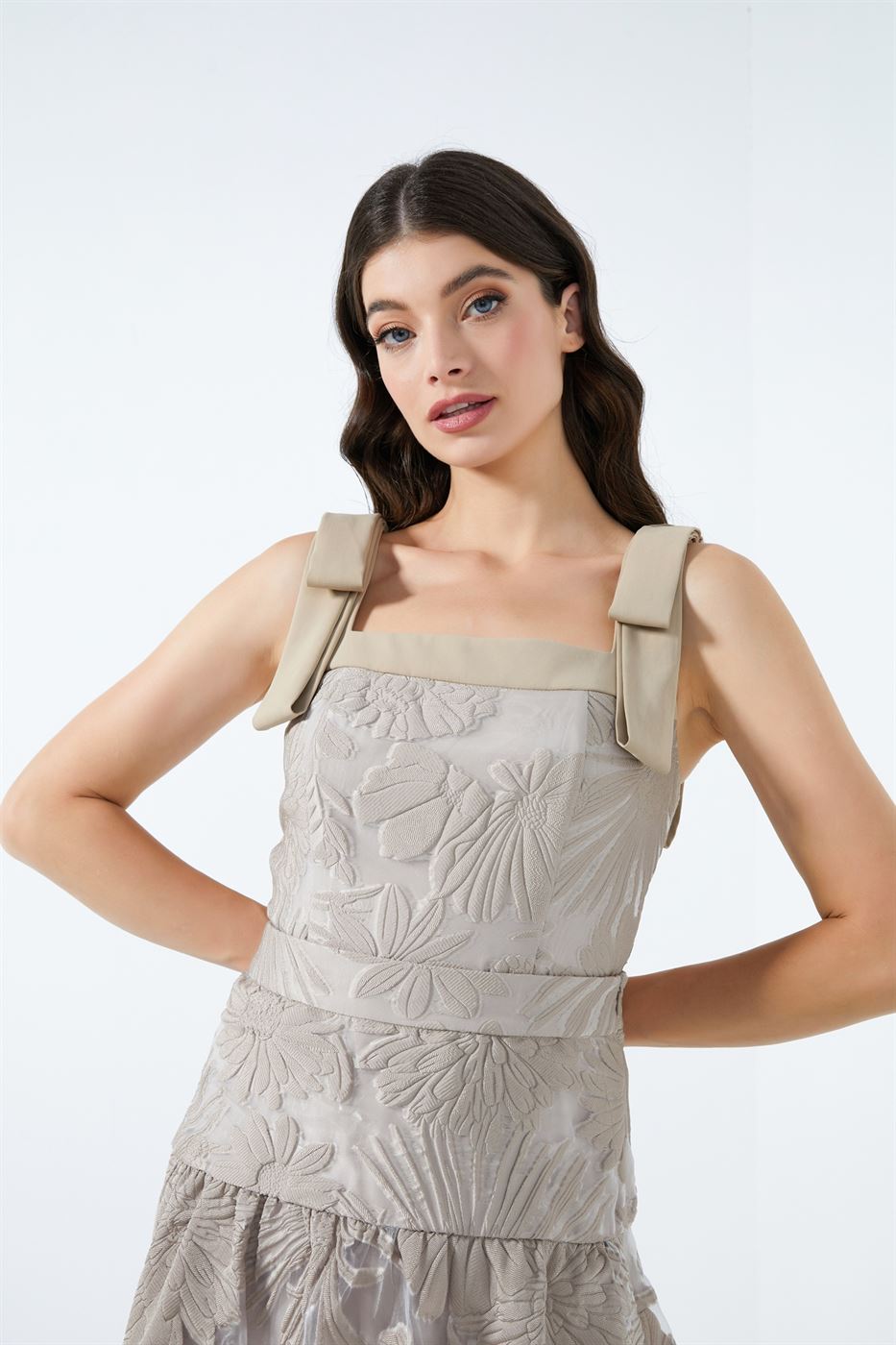 Brocade Fitted Top - Femi9 EG