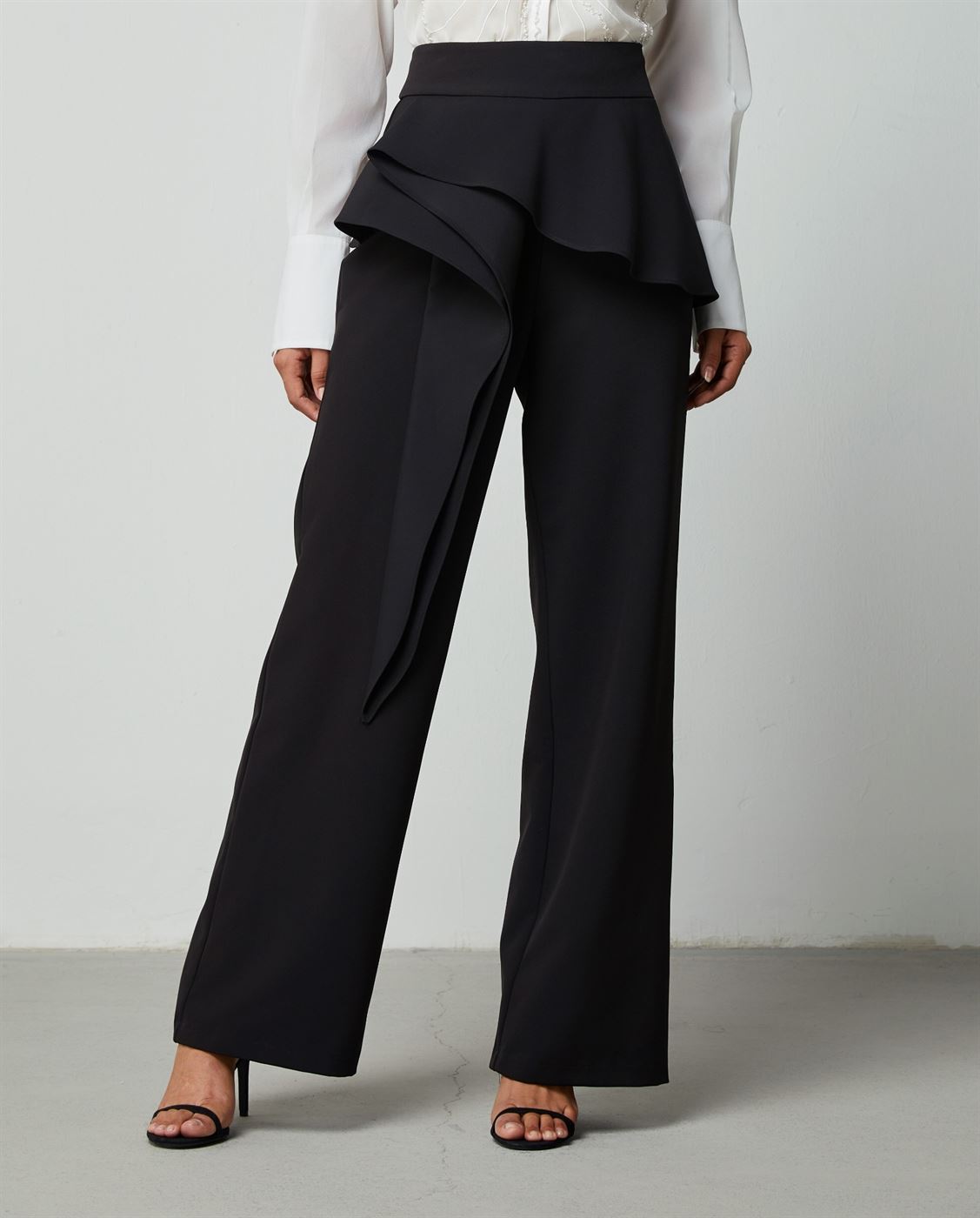 Peplum Waist Pants - Femi9 EG