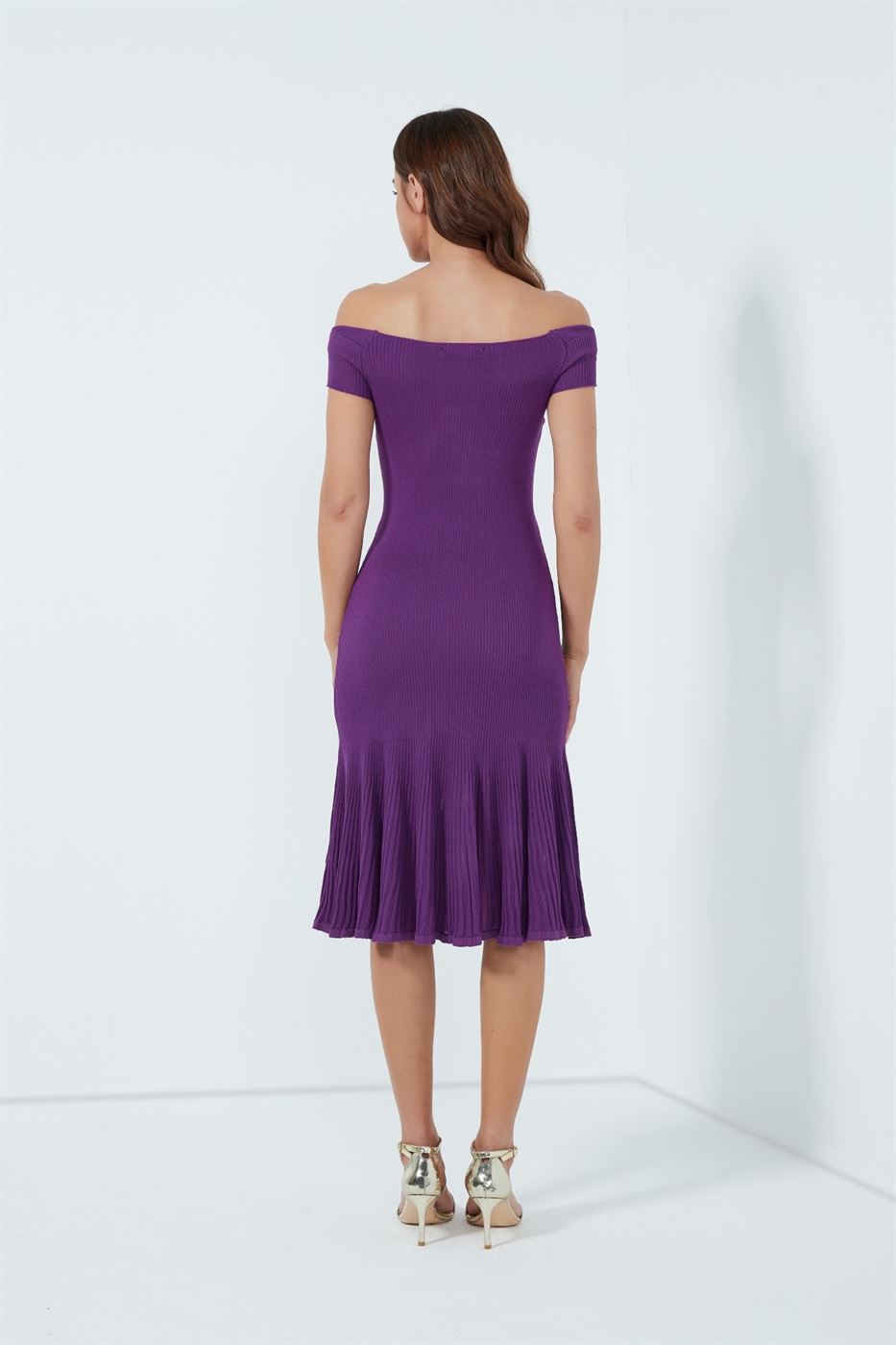 Twisted Off Shoulder  Dress - Femi9 EG
