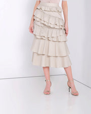 Multi-Layered Ruffled Skirt - Femi9 EG