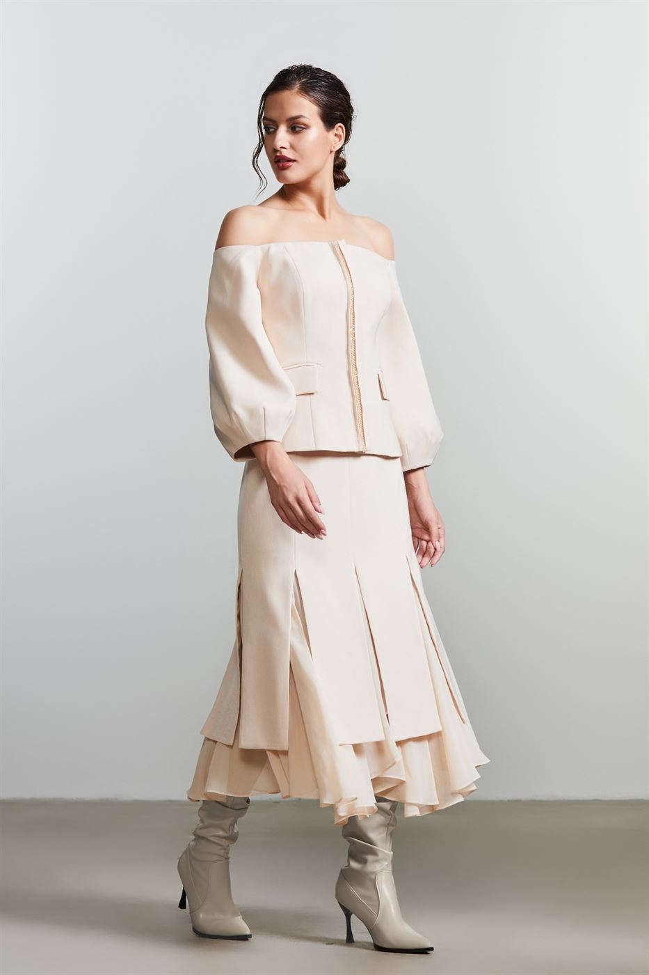Chiffon Ruffled Layer Skirt - Femi9 EG