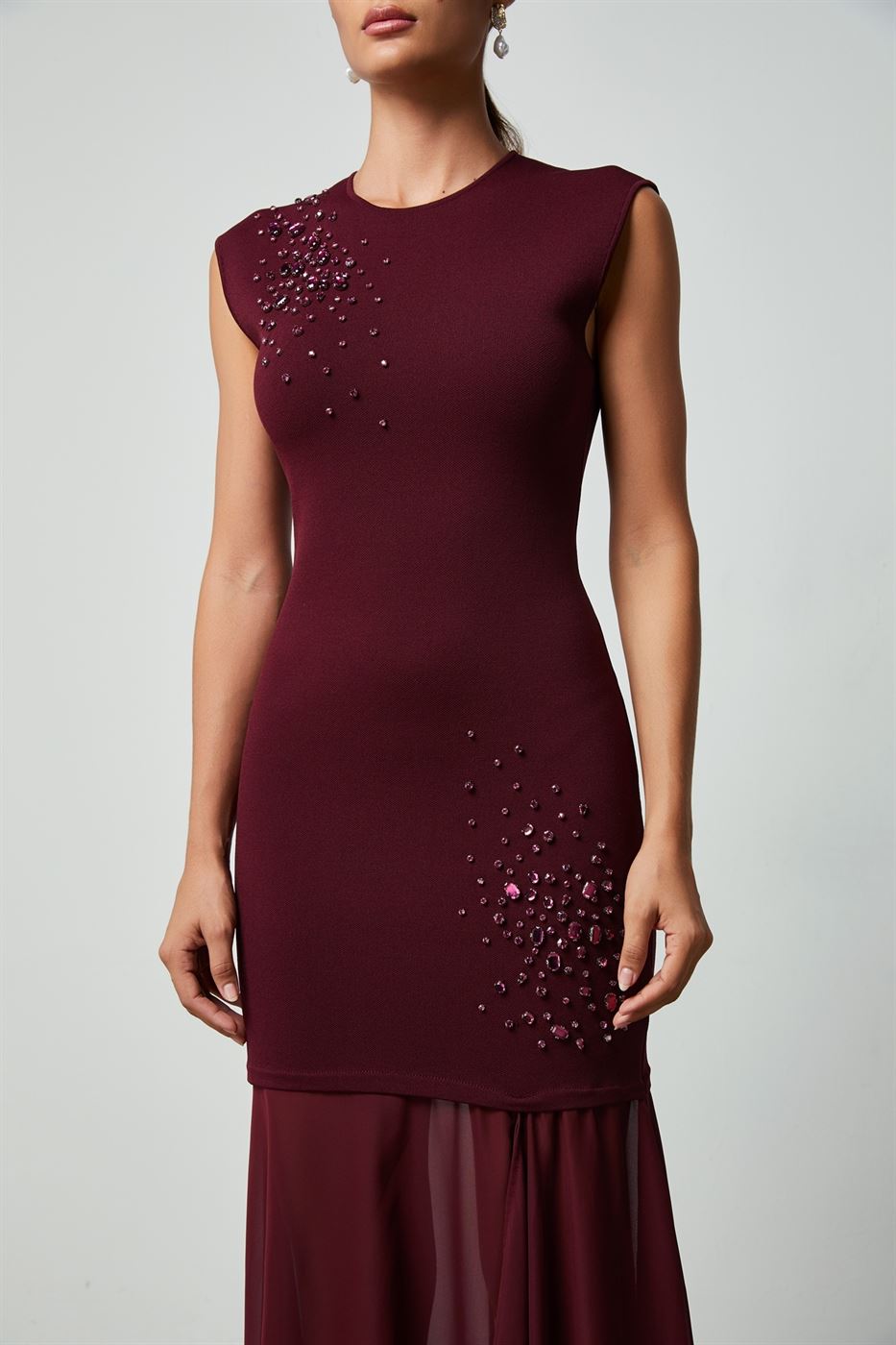 Chiffon Bottom Dress - Femi9 EG