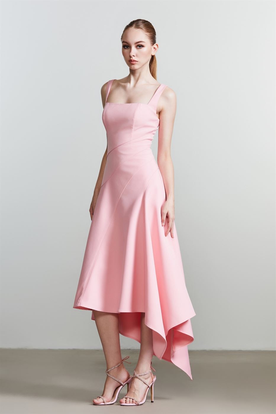 Asymmetrical Hem Dress - Femi9 EG