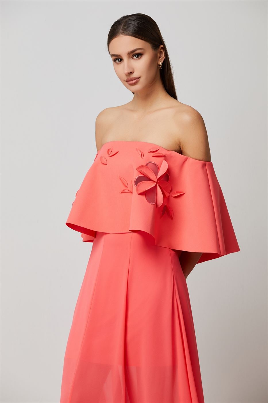 Strapless Peplum Dress - Femi9 EG