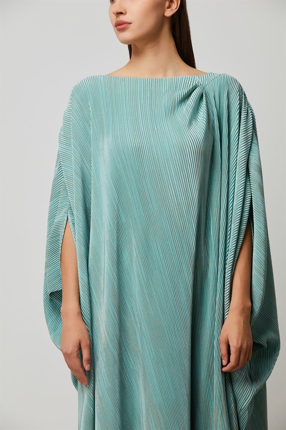 Pleats Asymmetric Kaftan - Femi9 EG
