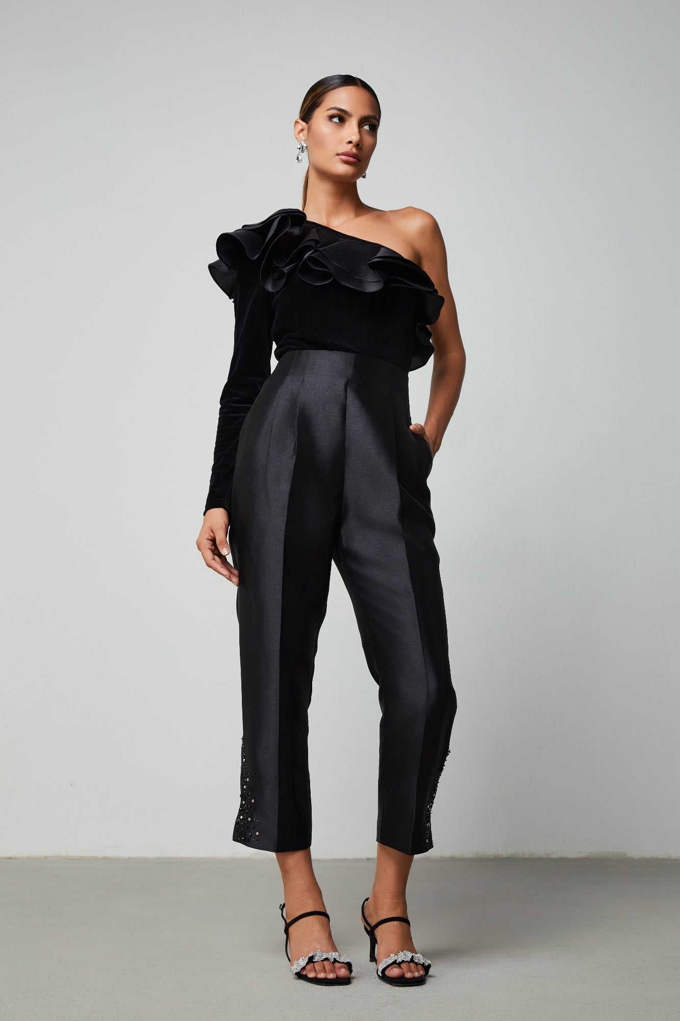 Embellished Side Pants - Femi9 EG