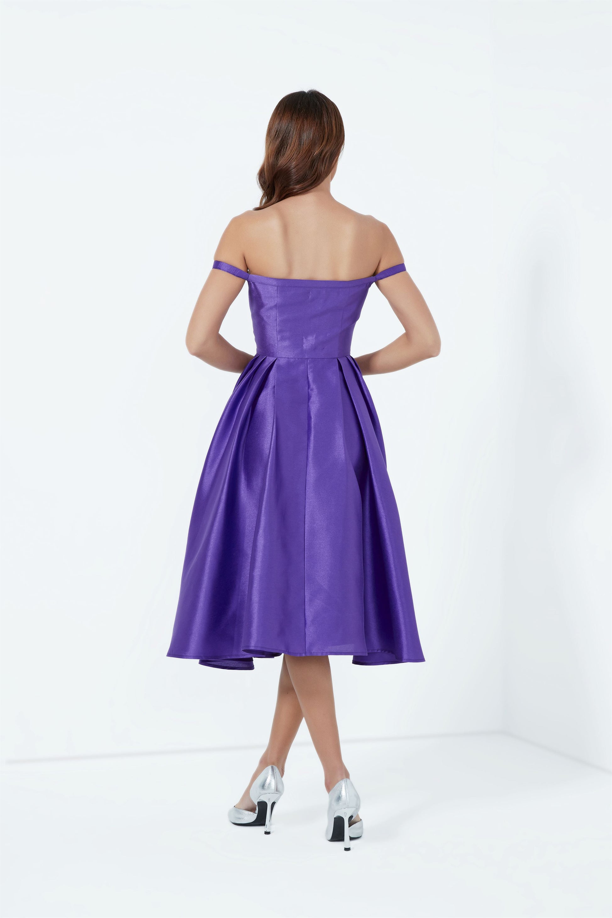 Off Shoulder Beaded Dress - Femi9 EG