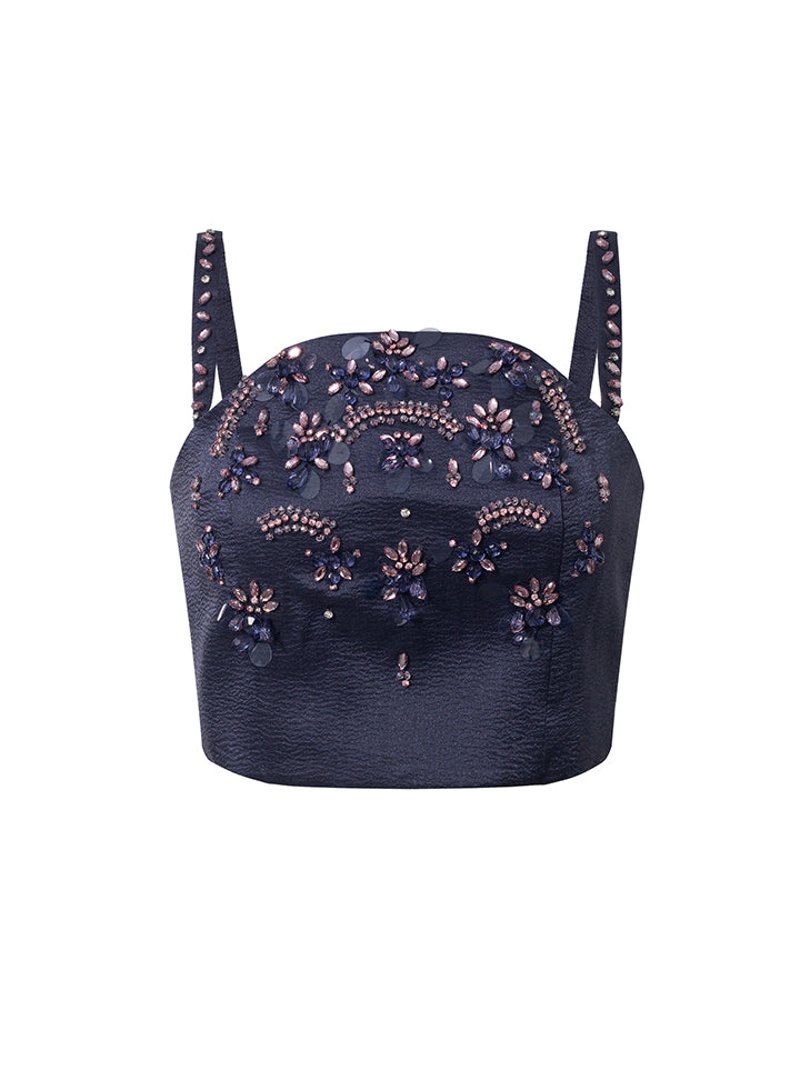 Embellished Crop Top - Femi9 EG