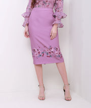 Floral Hem Skirt - Femi9 EG