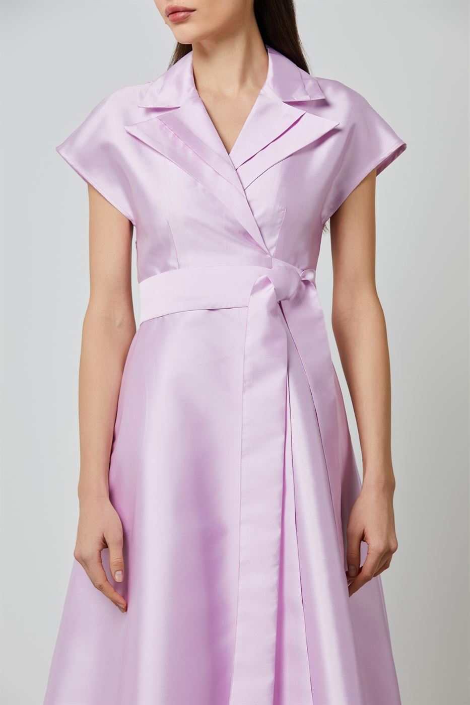 Wrap Taffeta Dress - Femi9 EG