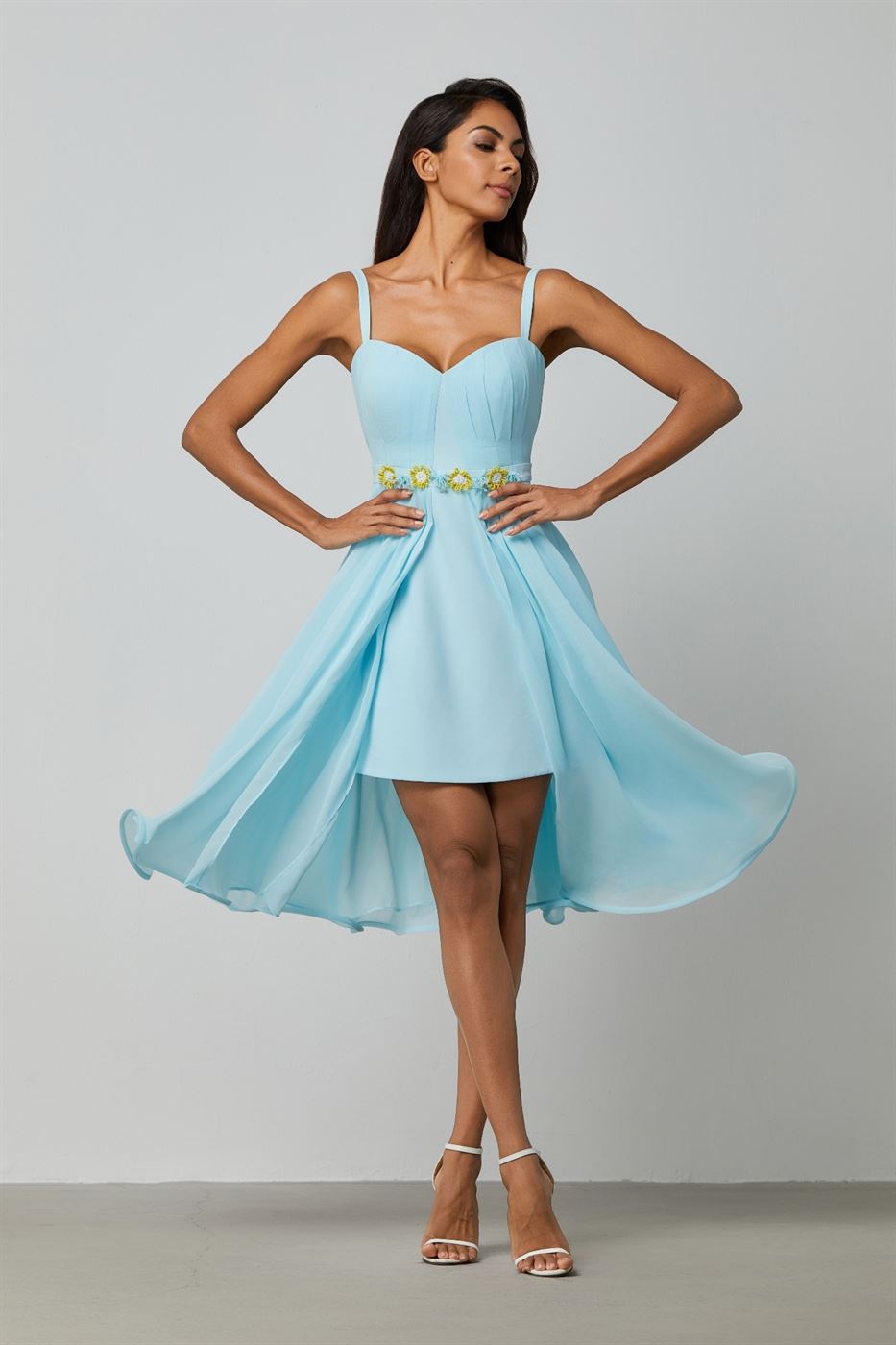 Pleated Midi  Dress - Femi9 EG