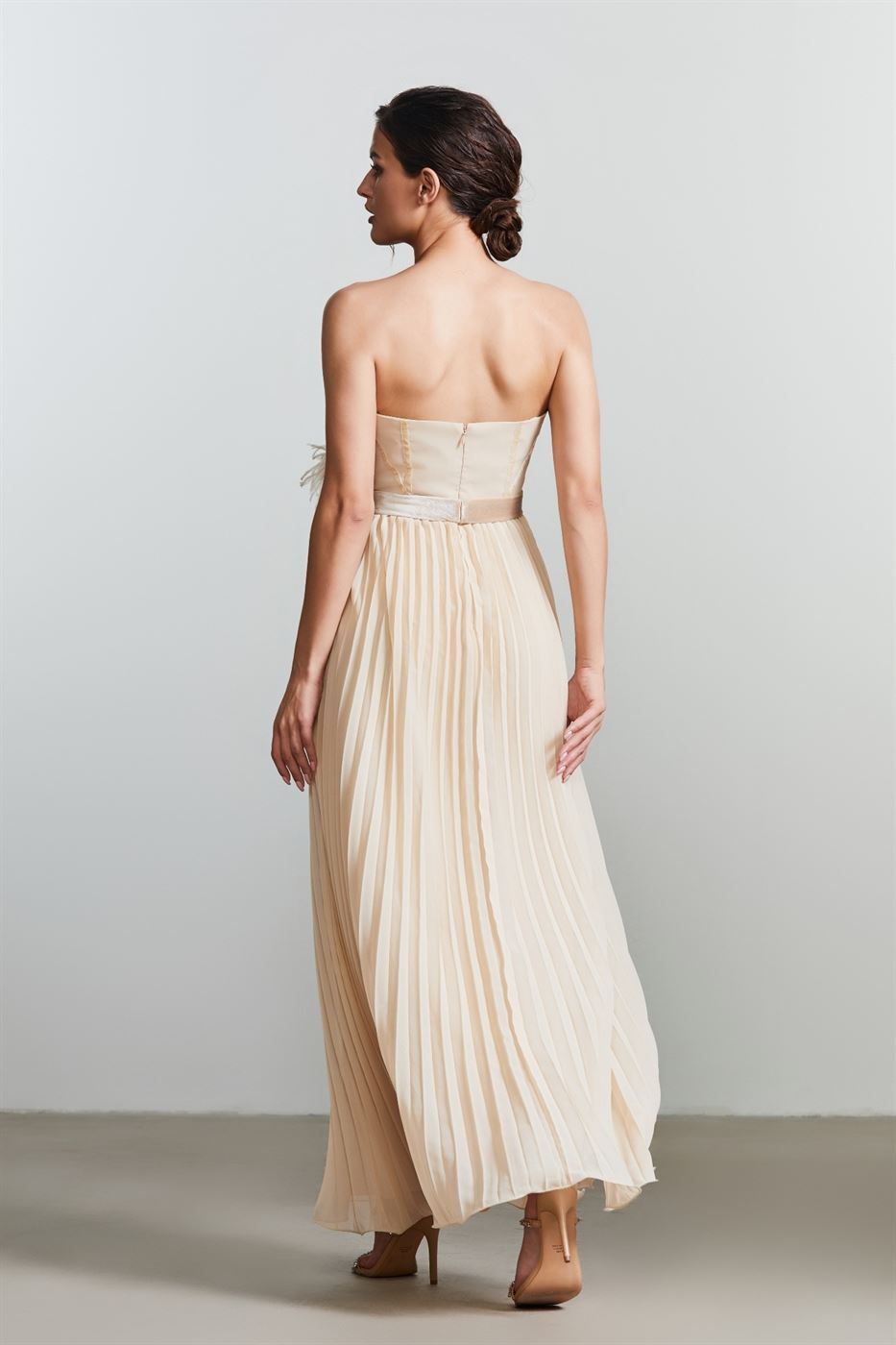 Feather Details Dress - Femi9 EG