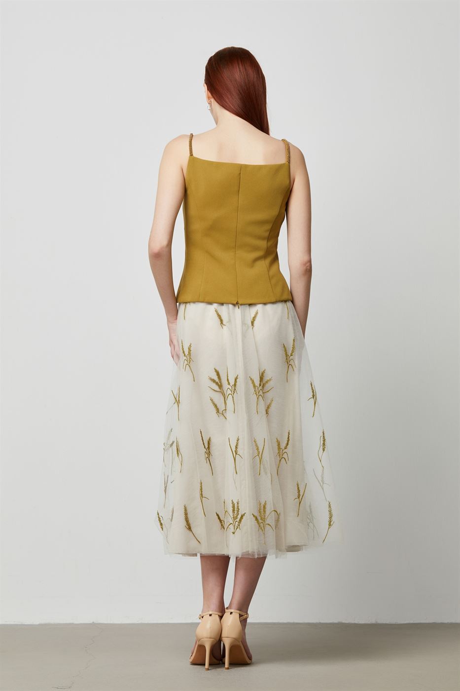 Beads Embellishment Top - Femi9 EG
