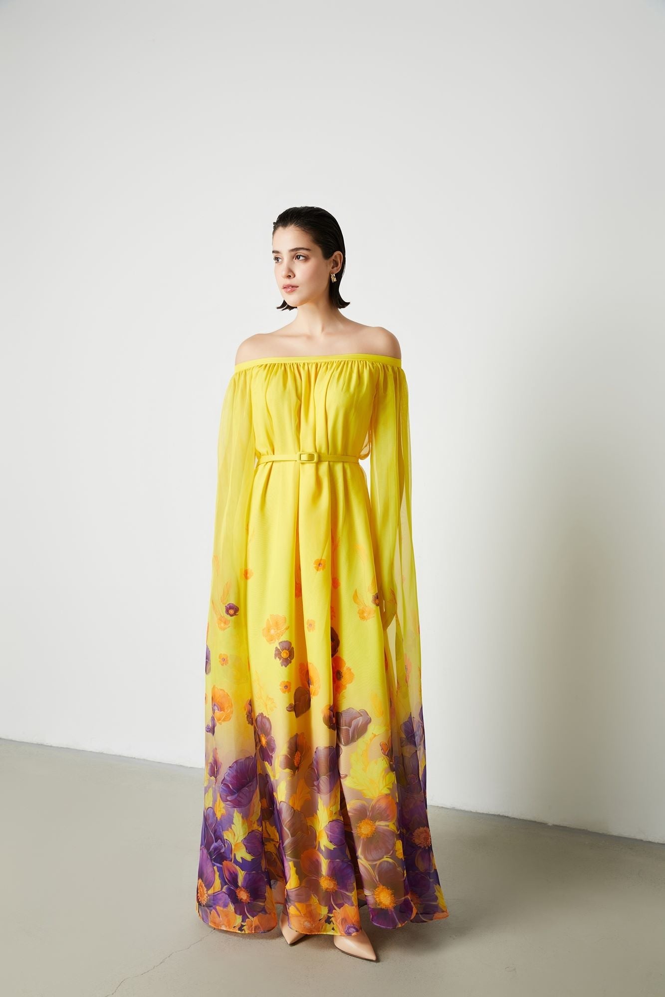 Placement Print Dress - Femi9 EG