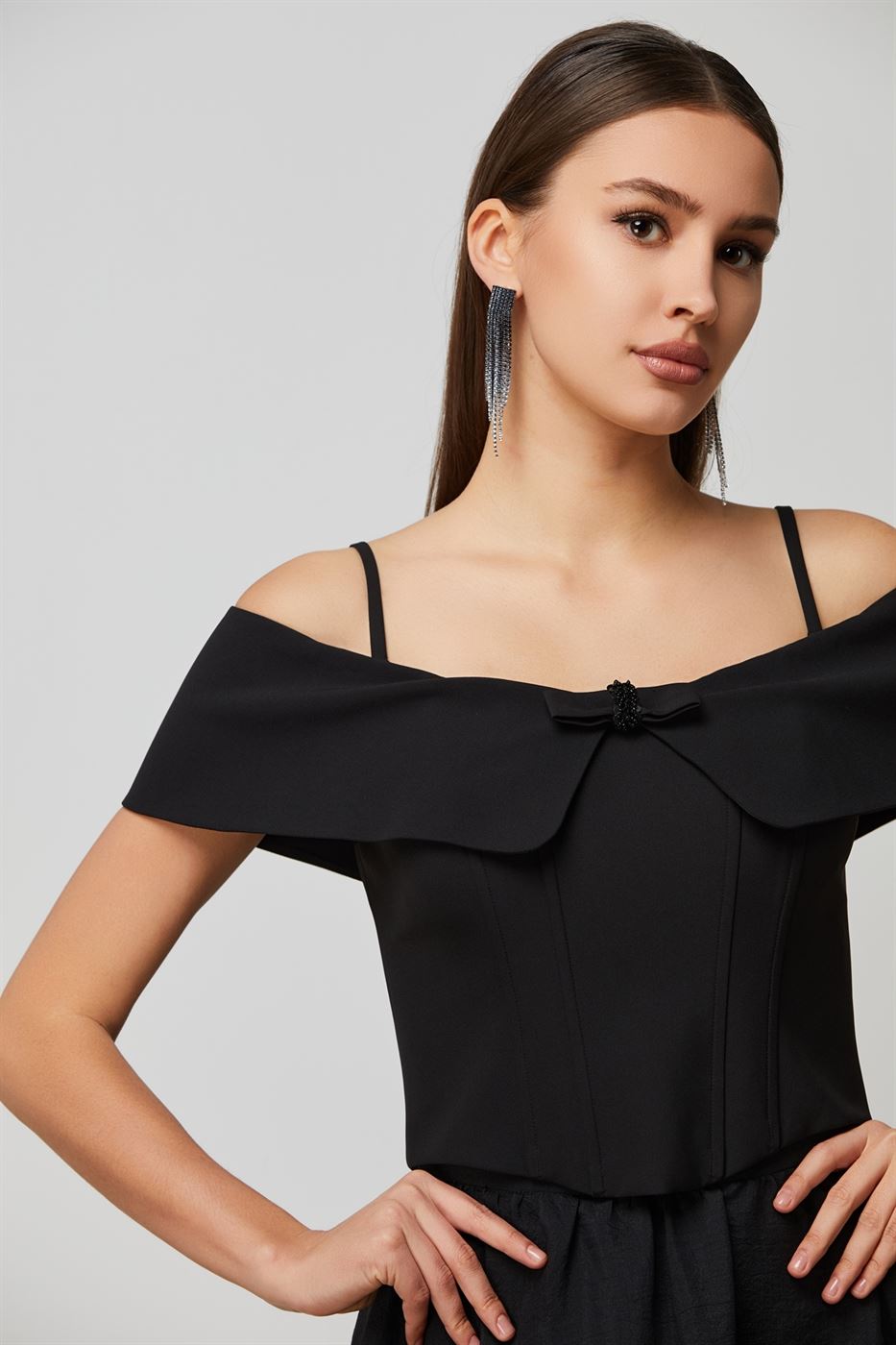 Sructured Crepe Top - Femi9 EG