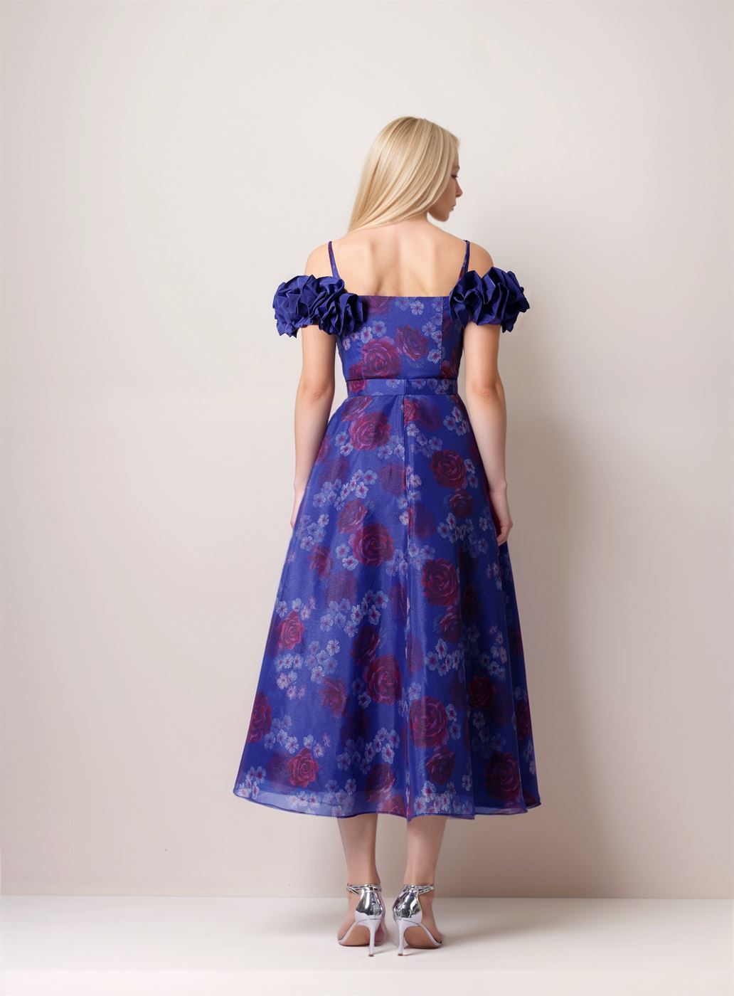 Printed Off-Shoulder Dress - Femi9 EG