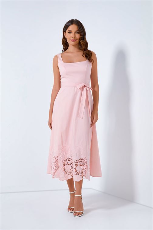 Cotton Embroidery Dress - Femi9 EG